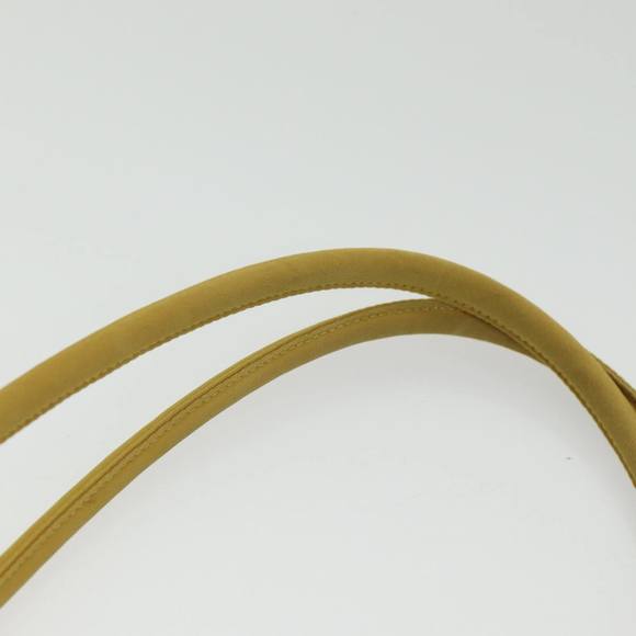 PRADA Tote Bag Nylon Yellow Silver Auth 84670 - Picture 8 of 16